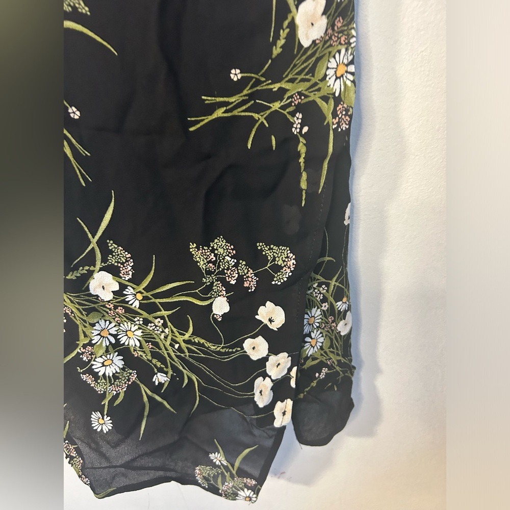 Reformation Kourtney Black Floral Dress - Picture 9 of 10